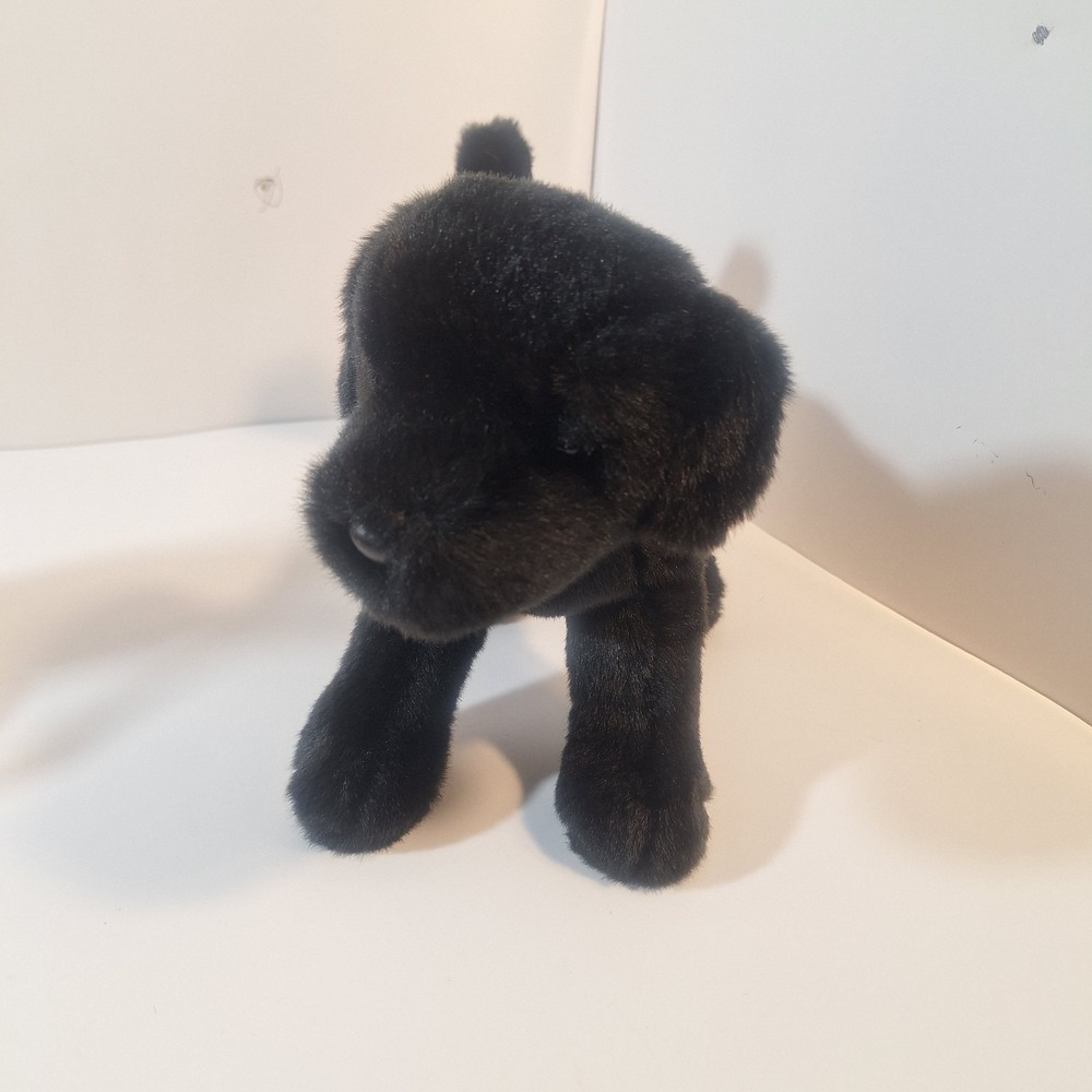 Douglas‎ Cuddle Toys Abraham Black Lab 11" Puppy Plush Stuffed Animal Toy